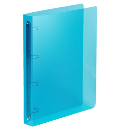 Raccoglitore Lumina - 22 x 30 cm - 4 anelli tondi 30 mm - PP - blu - Favorit