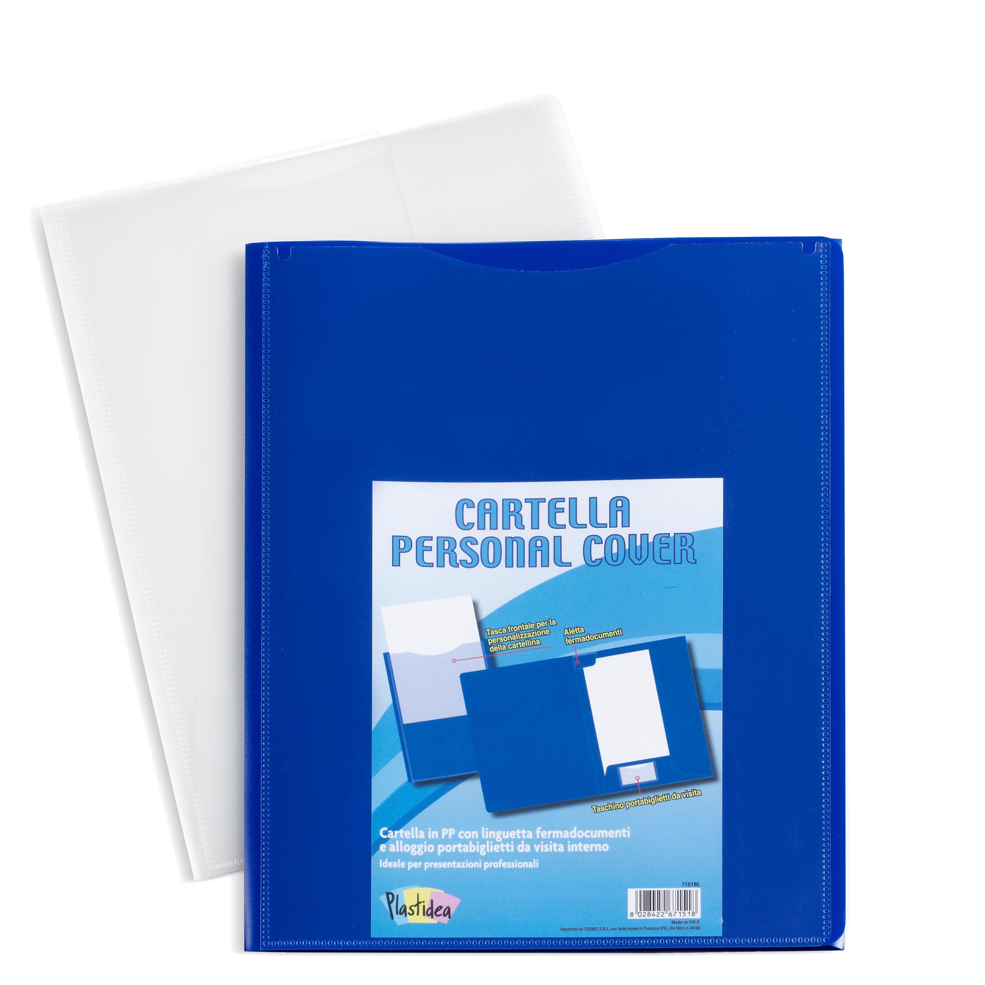 Cartella in PP Personal Cover - bianco - 24 x 32 cm - conf. 5 pezzi