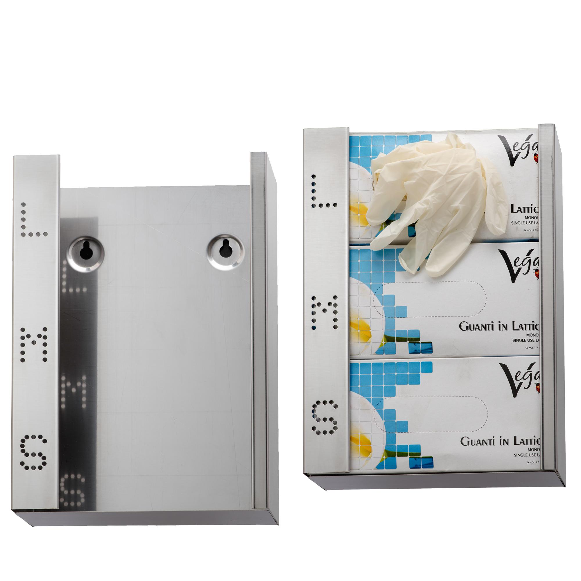 Dispenser guanti monouso Brinox - acciaio inox - …