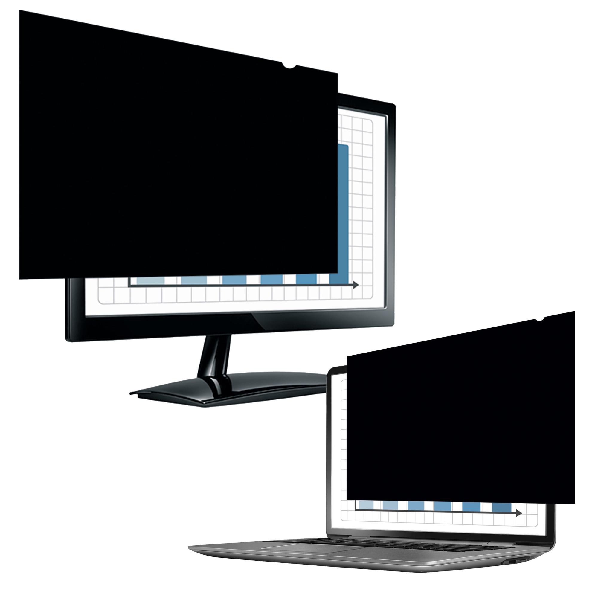 Filtro privacy PrivaScreen per monitor - widescreen 15,6"/39,62 cm - formato 16:9 - Fellowes