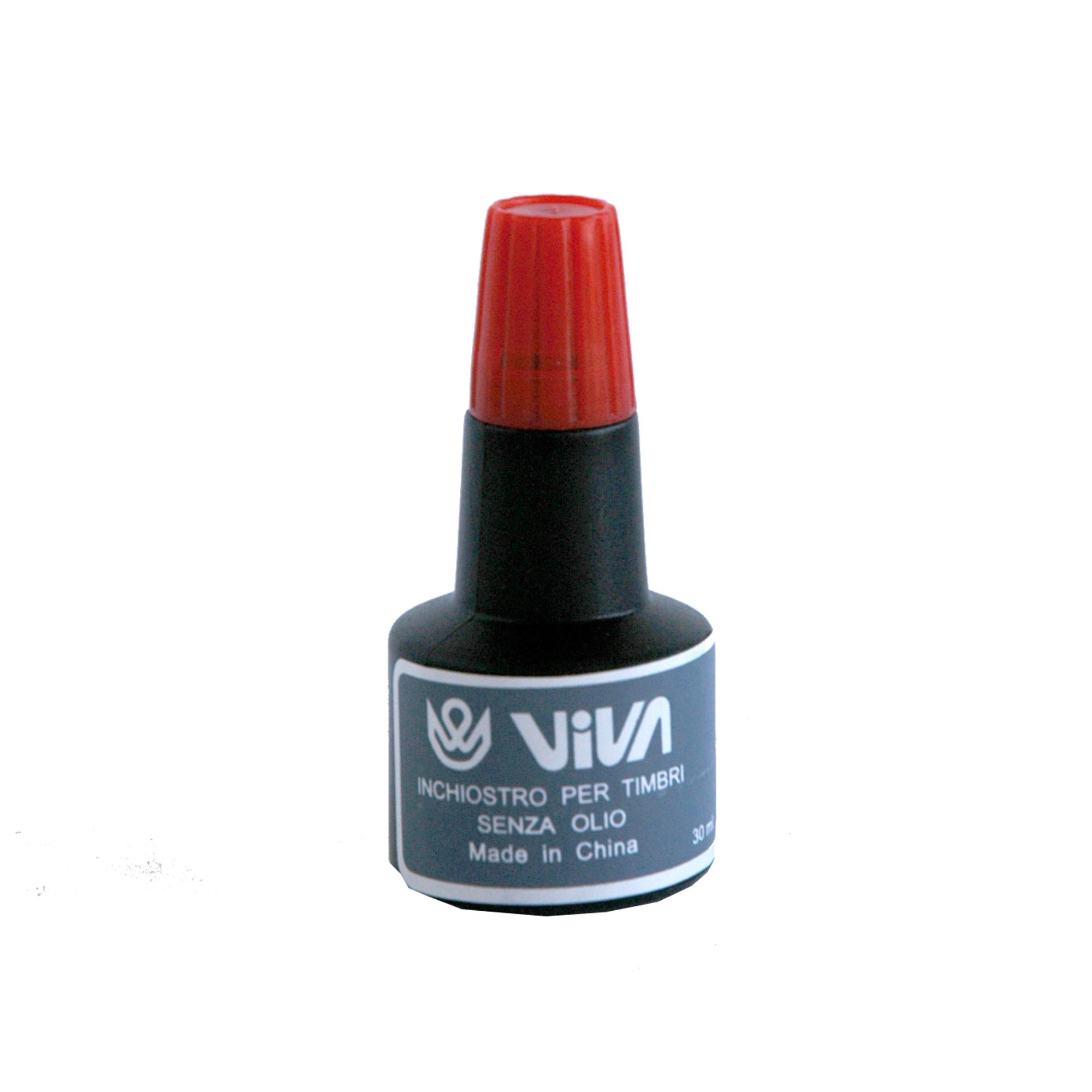 Viva - Inchiostro per timbro - rosso - 30 gr.