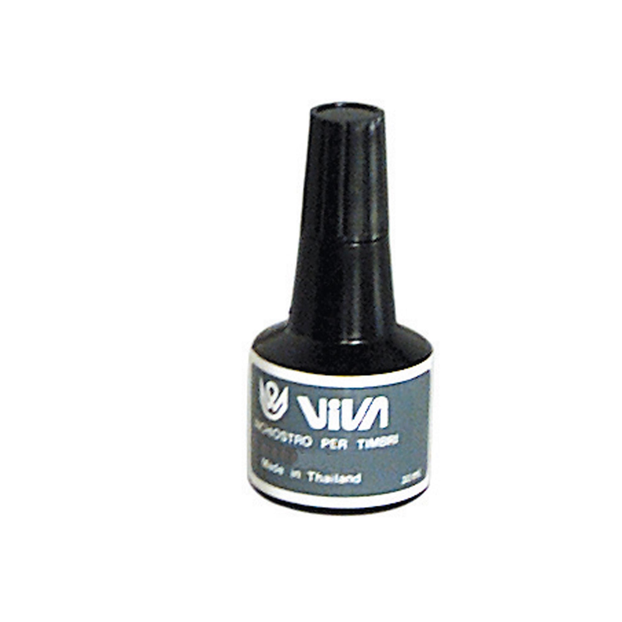 INCHIOSTRO PER CUSCINETTI BASE OLIO FLACONE DA G.30 PER TIMBRI IN METALLO