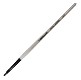 Pennello sintetico Graduate - lingua gatto - manico lungo - n. 6 - Daler Rowney