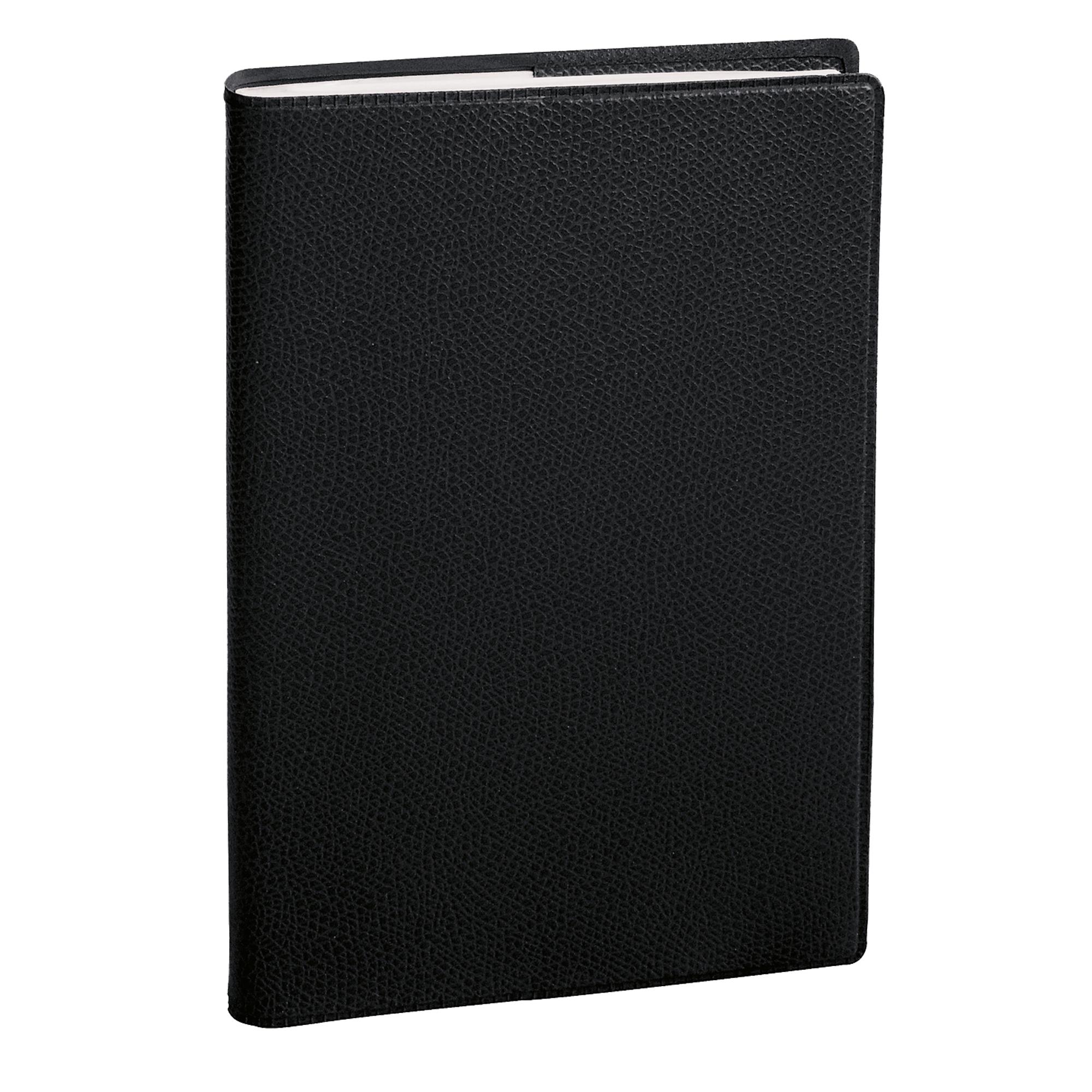 Agenda settimanale Presidente 21x27cm Impala nero 2027 Quo Vadis