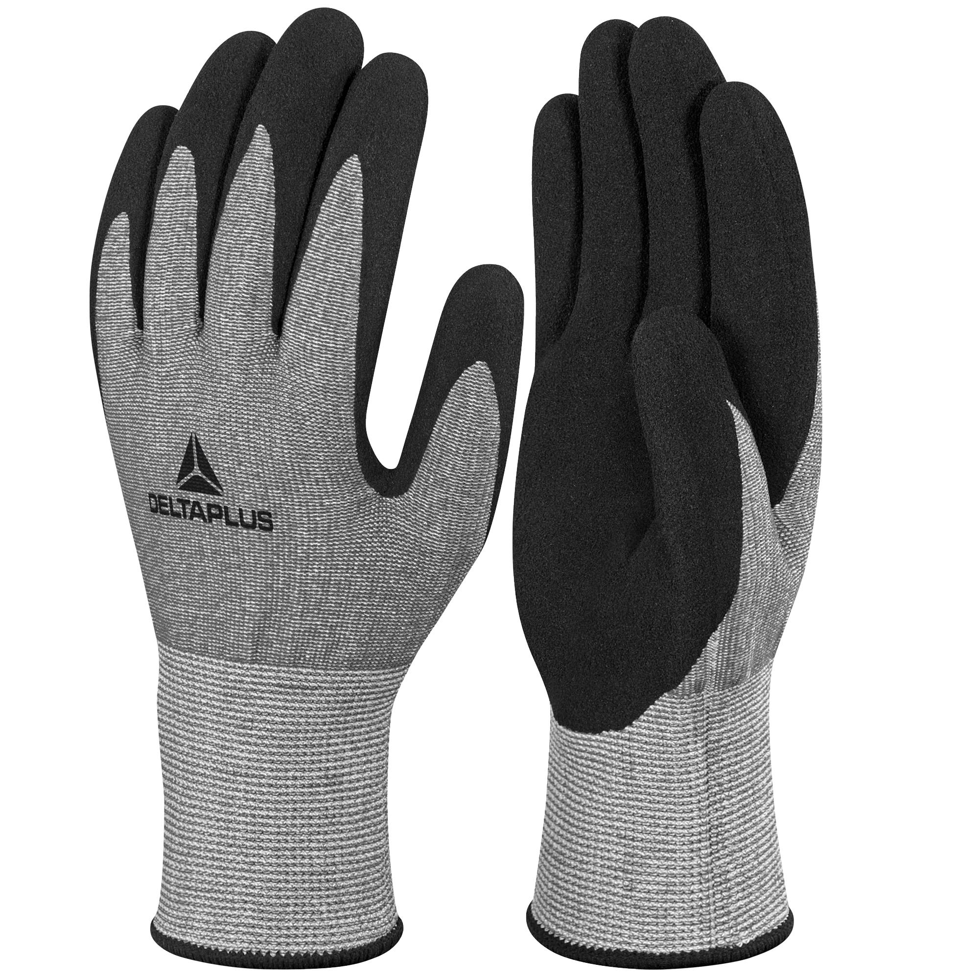 Guanti antitaglio Venicut F01- maglia Xtrem Cut - palmo in nitrile - taglia 09 - grigio - Deltaplus