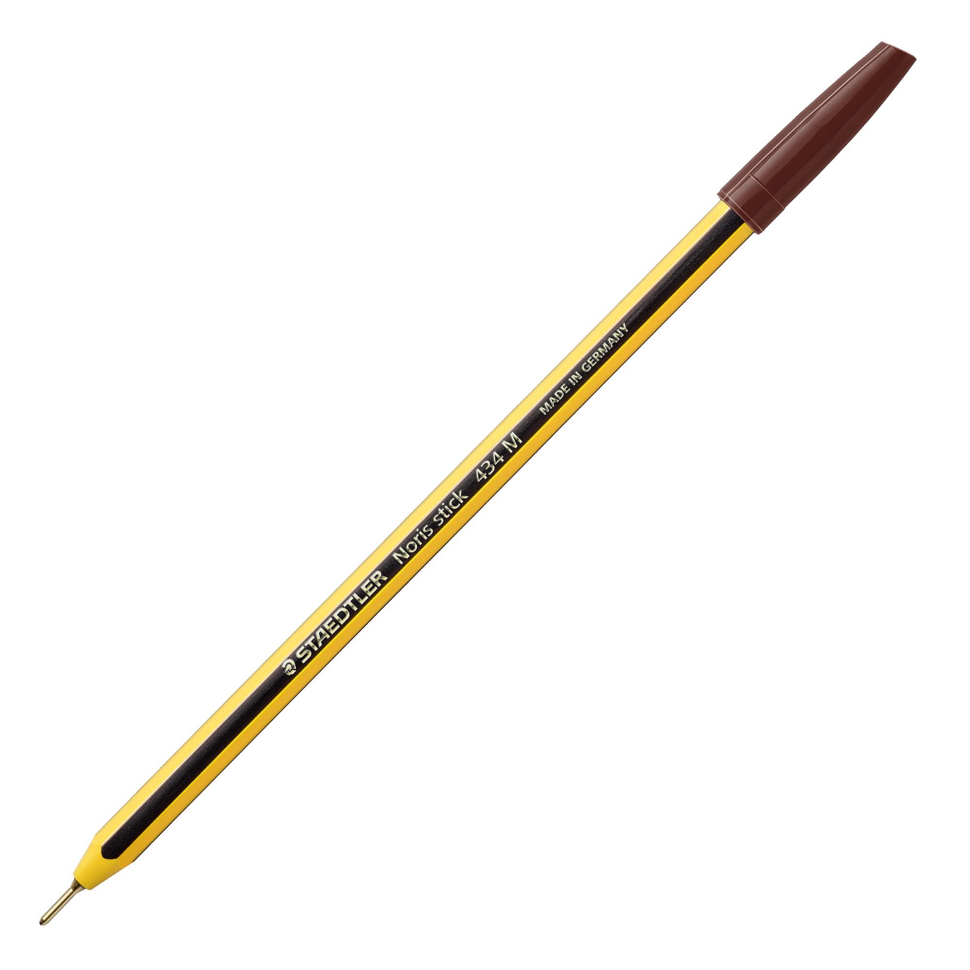 CF10 PENNA A SFERA NORIS STICK MARRONE