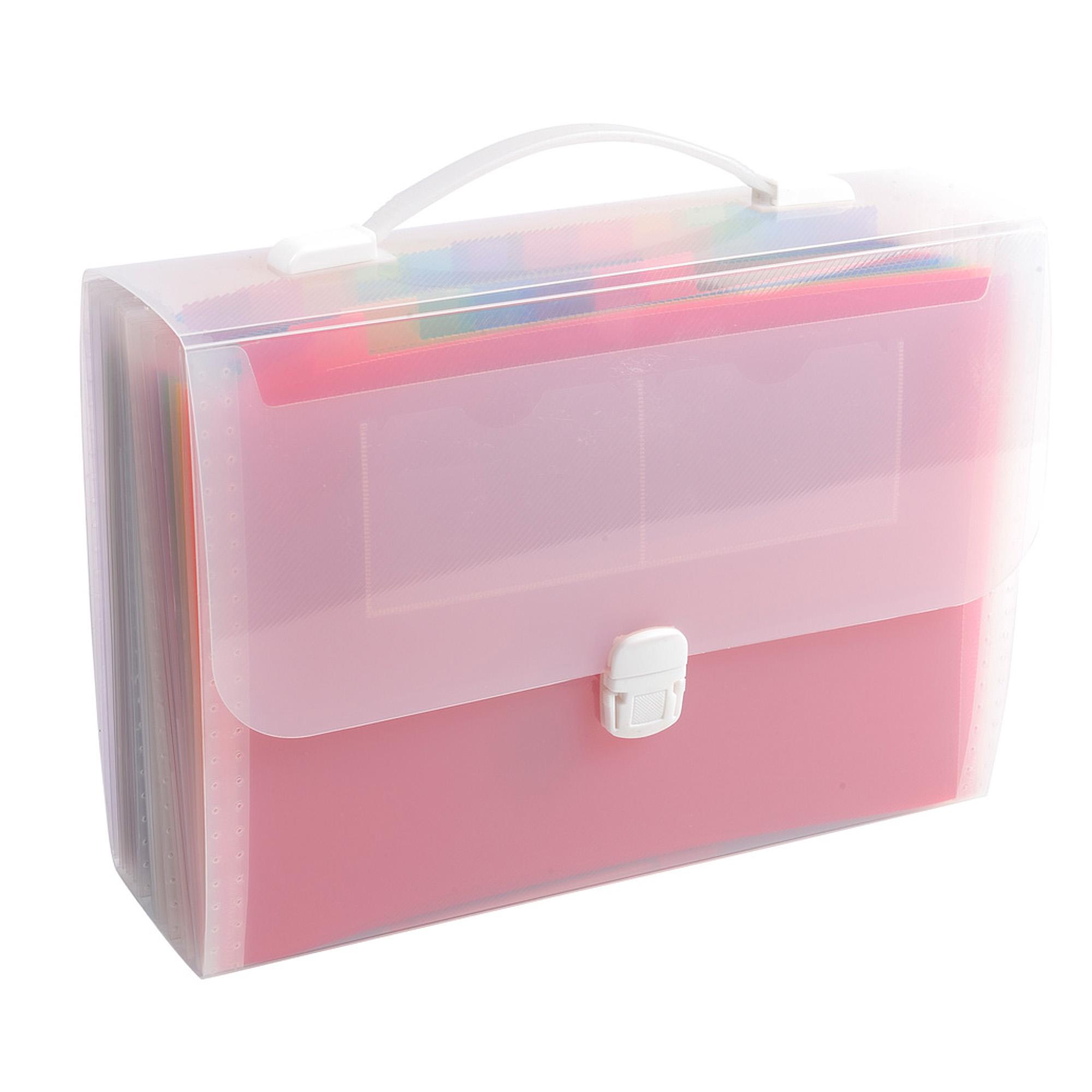 Classificatore valigetta con maniglia - cristallo - 33x29cm …