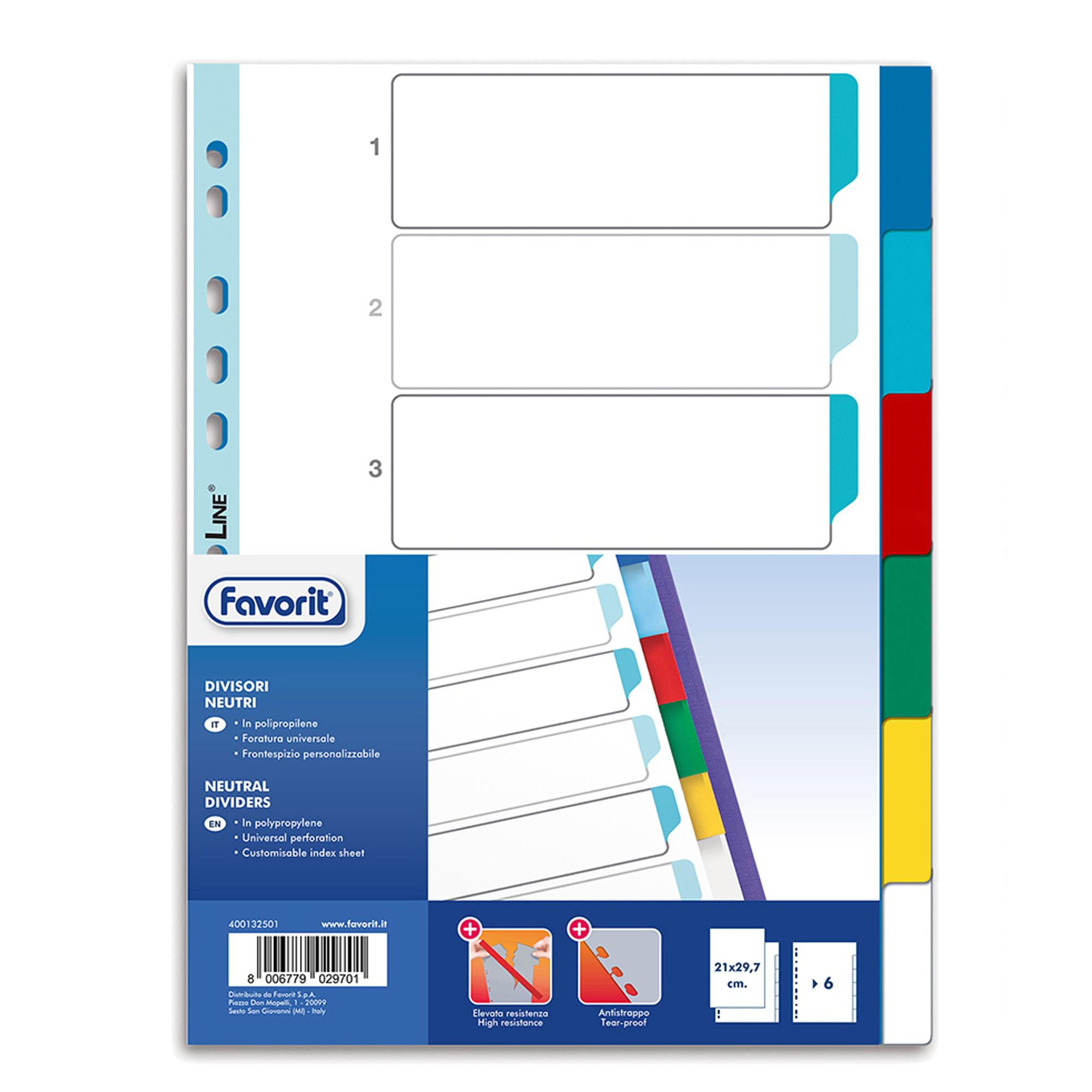 Divisori Neutri a 6 tacche - PP - …