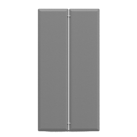 Pannello fonoassorbente Moody - 160 x 40 cm - grigio