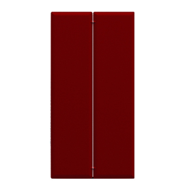 Pannello fonoassorbente Moody - 160 x 40 cm - rosso