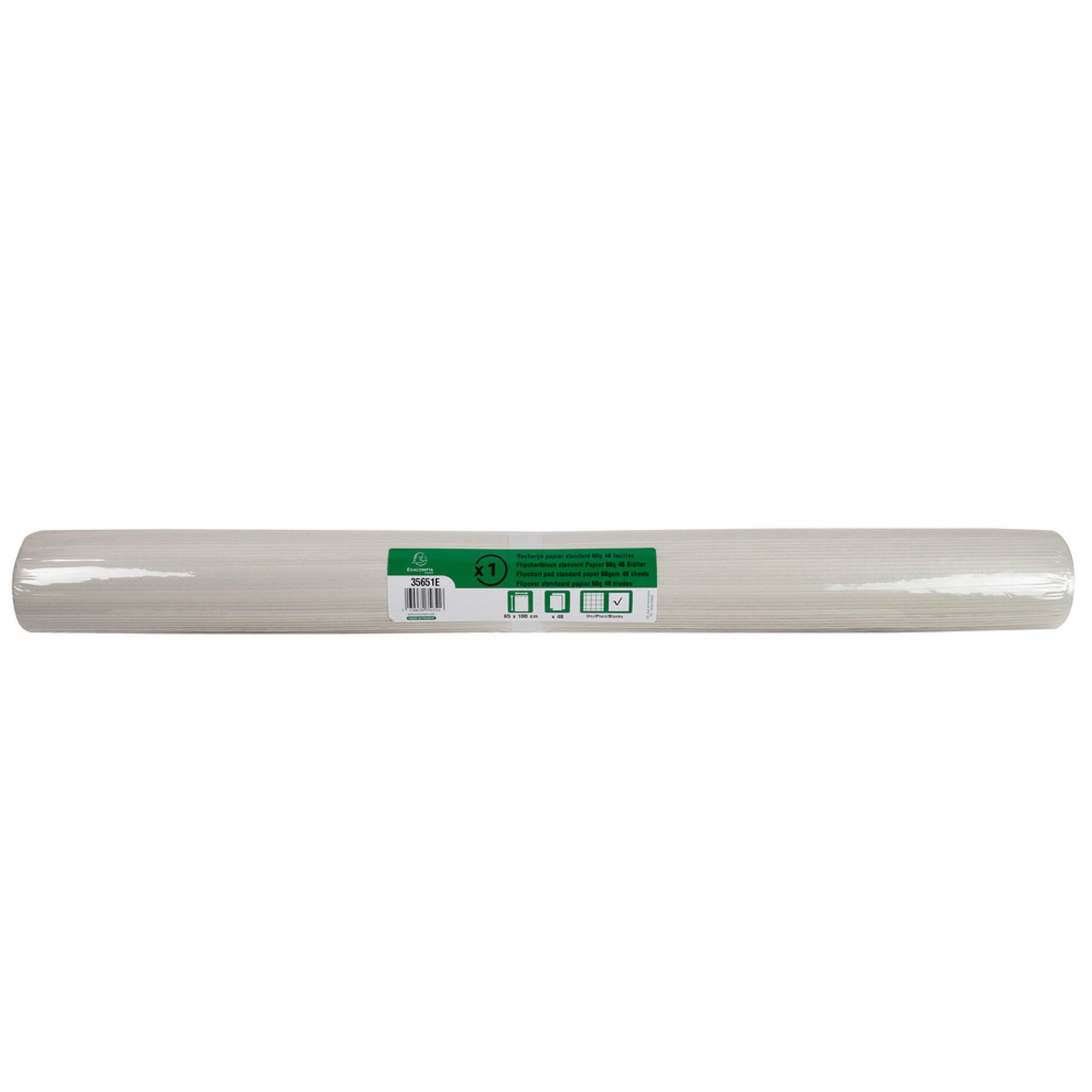 Blocco per lavagna - 65 x 100cm - 48 fogli - 60gr - bianco - Exacompta