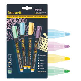 Marcatore a gesso liquido - punta fine da …