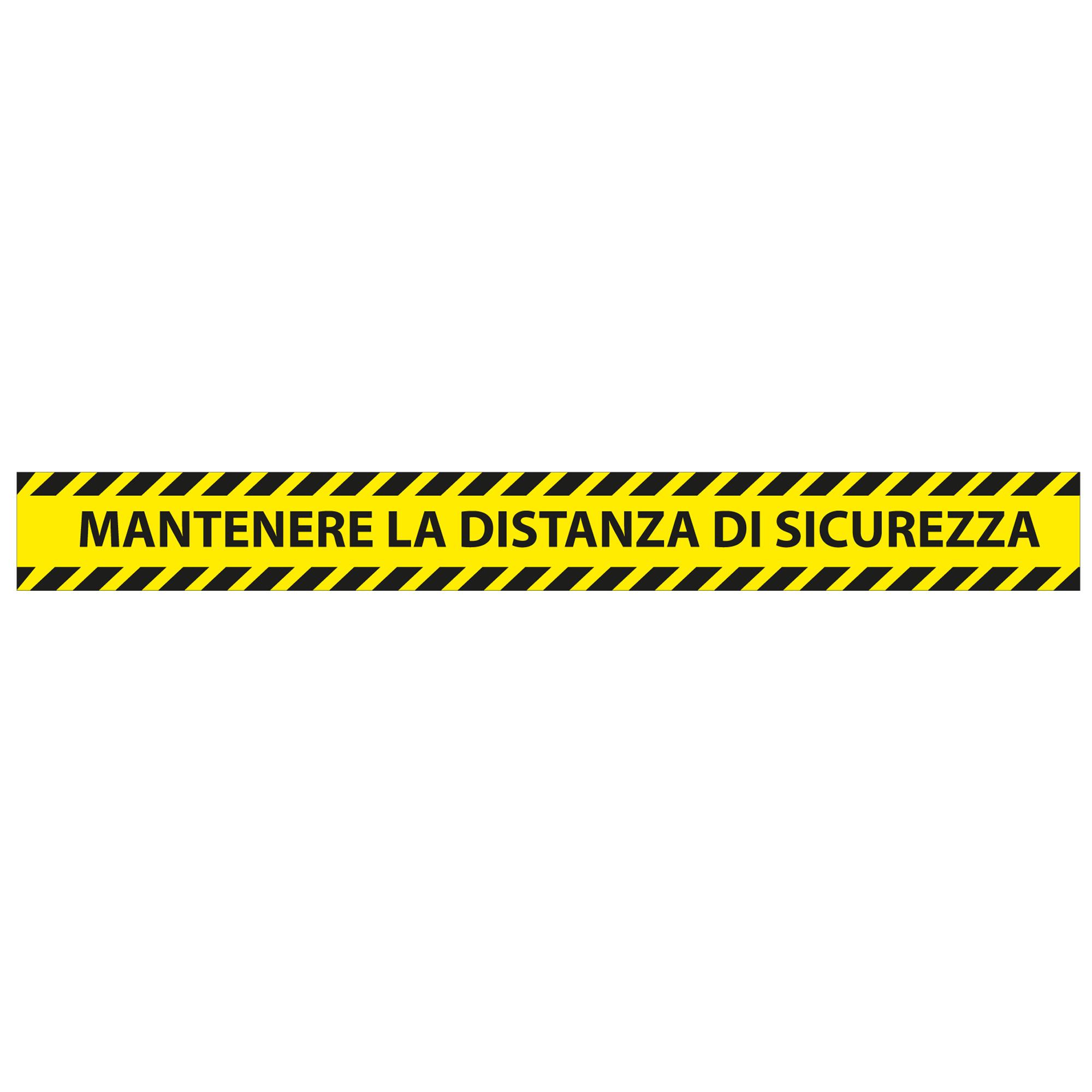 Adesivo da terra - "mantenere la distanza di …