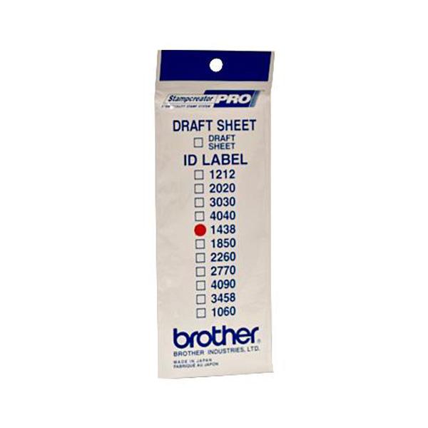 Brother ID1438 - 14 x 38 mm 12 etichette etichette per timbri - per StampCreator PRO SC-2000, PRO SC-2000USB