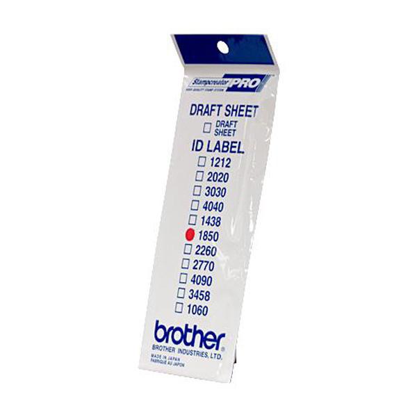 Brother ID1850 - 18 x 50 mm 12 etichette etichette per timbri - per StampCreator PRO SC-2000, PRO SC-2000USB