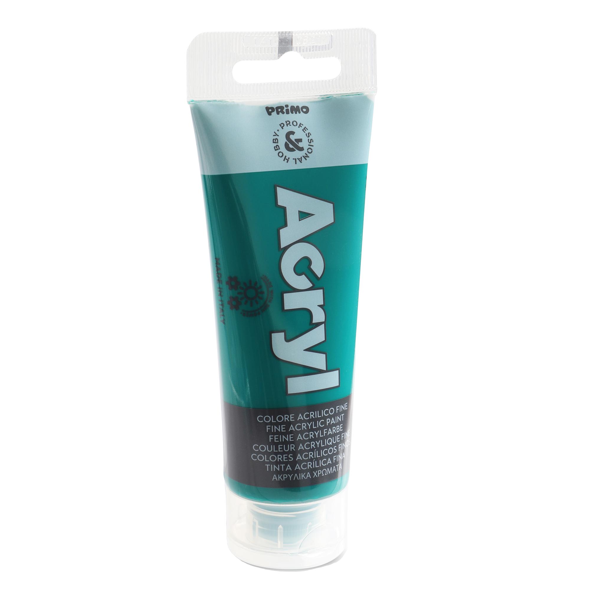 Primo TEMPERA TUBO ACRILICO COL.VERDE SMERALDO75ML