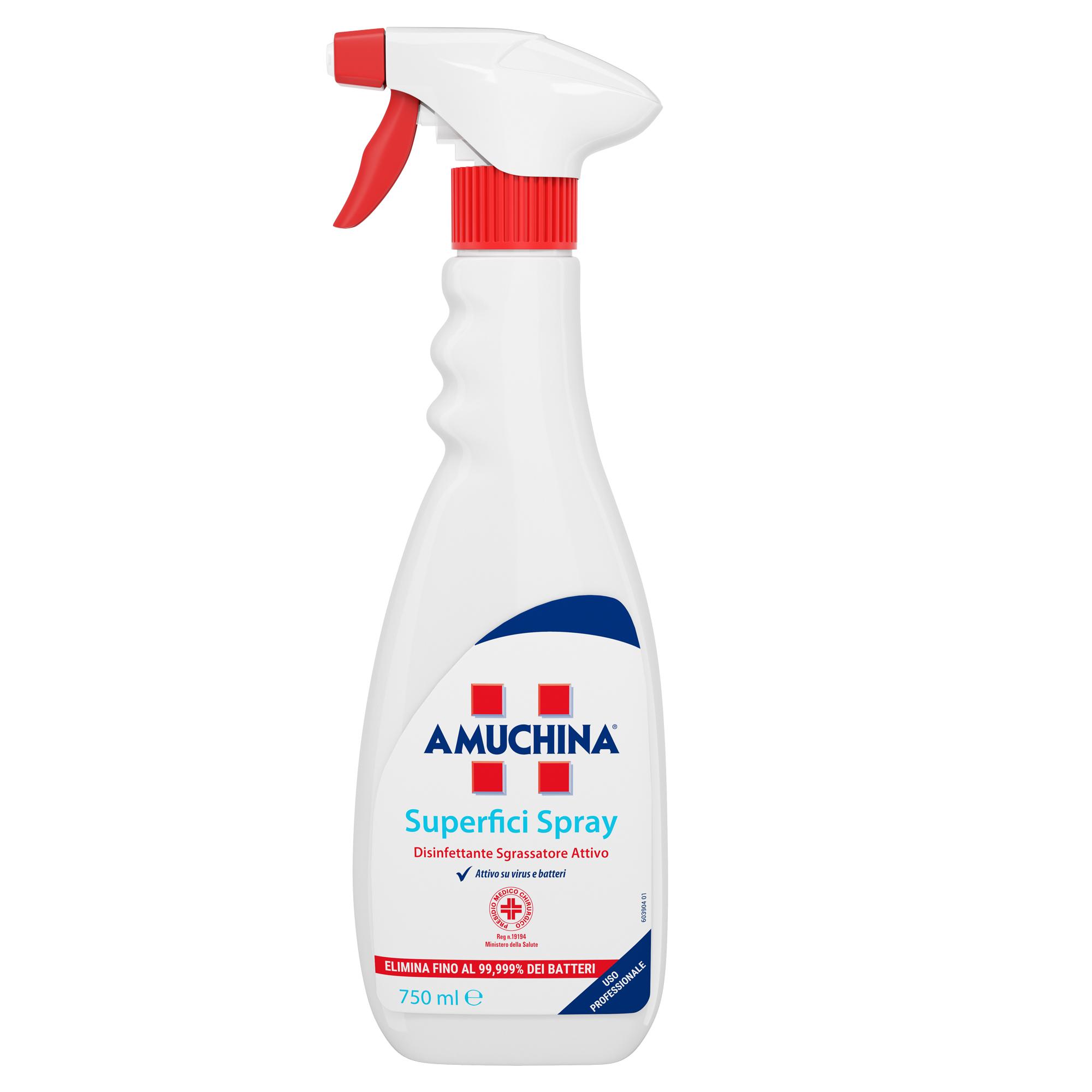 Superifici Spray Multiuso battericida e virucida - 750 ml - Amuchina Professional