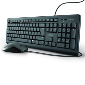 Trust TKM-250 - Set mouse e tastiera - USB - italiana