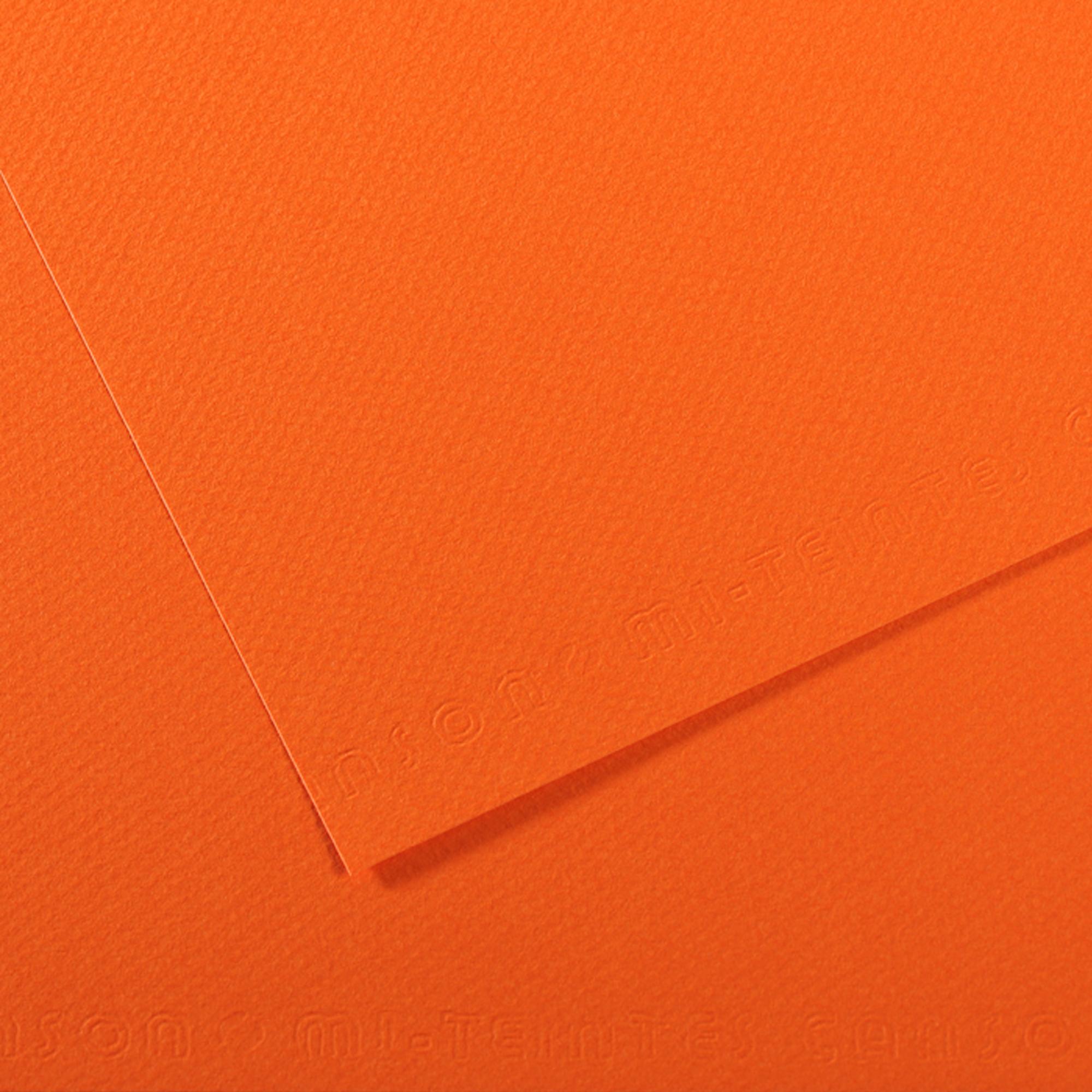 Foglio Mi-Teintes - A4 - 160 gr - arancione - Canson