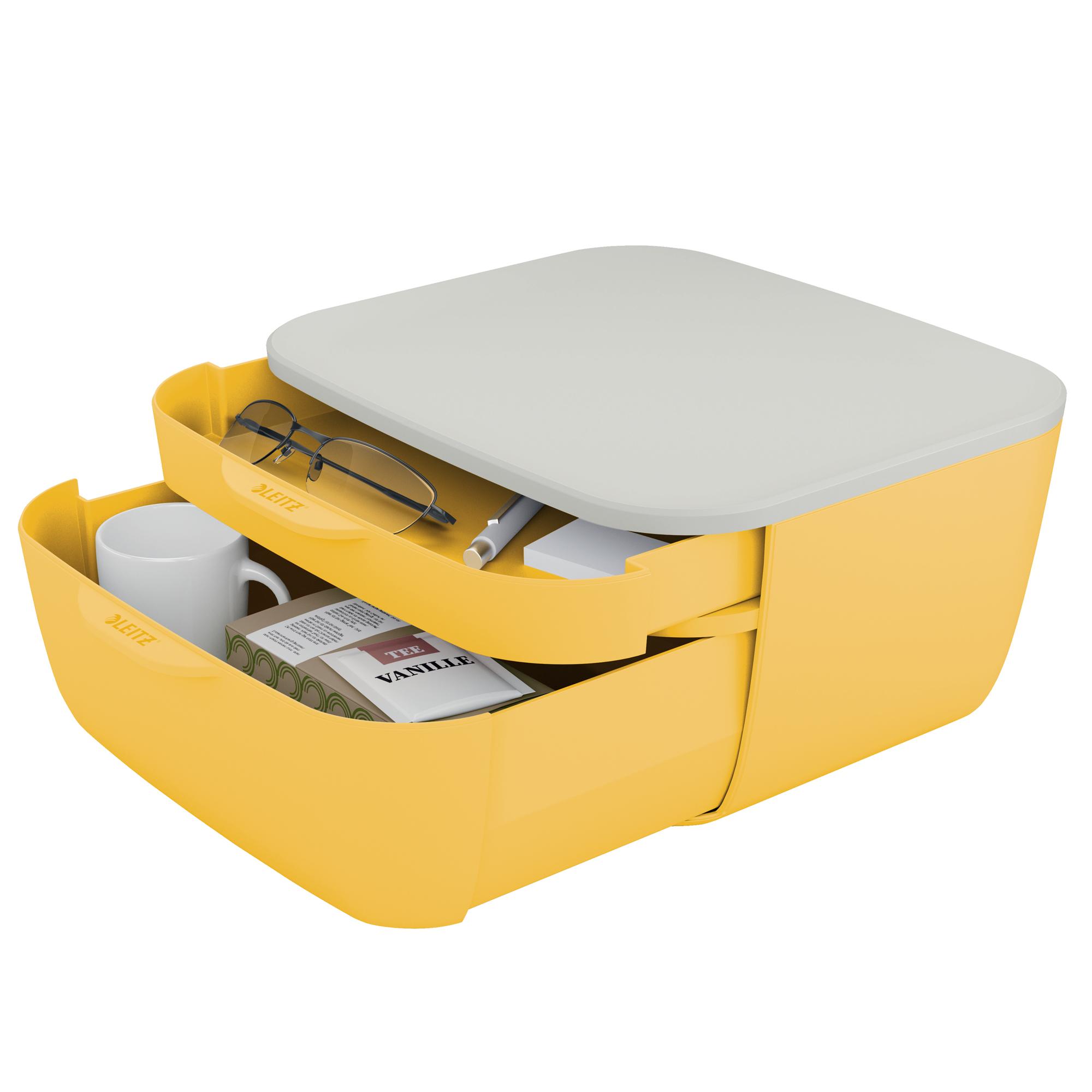 Leitz Cosy - Cassettiera - 2 cassetti - giallo caldo