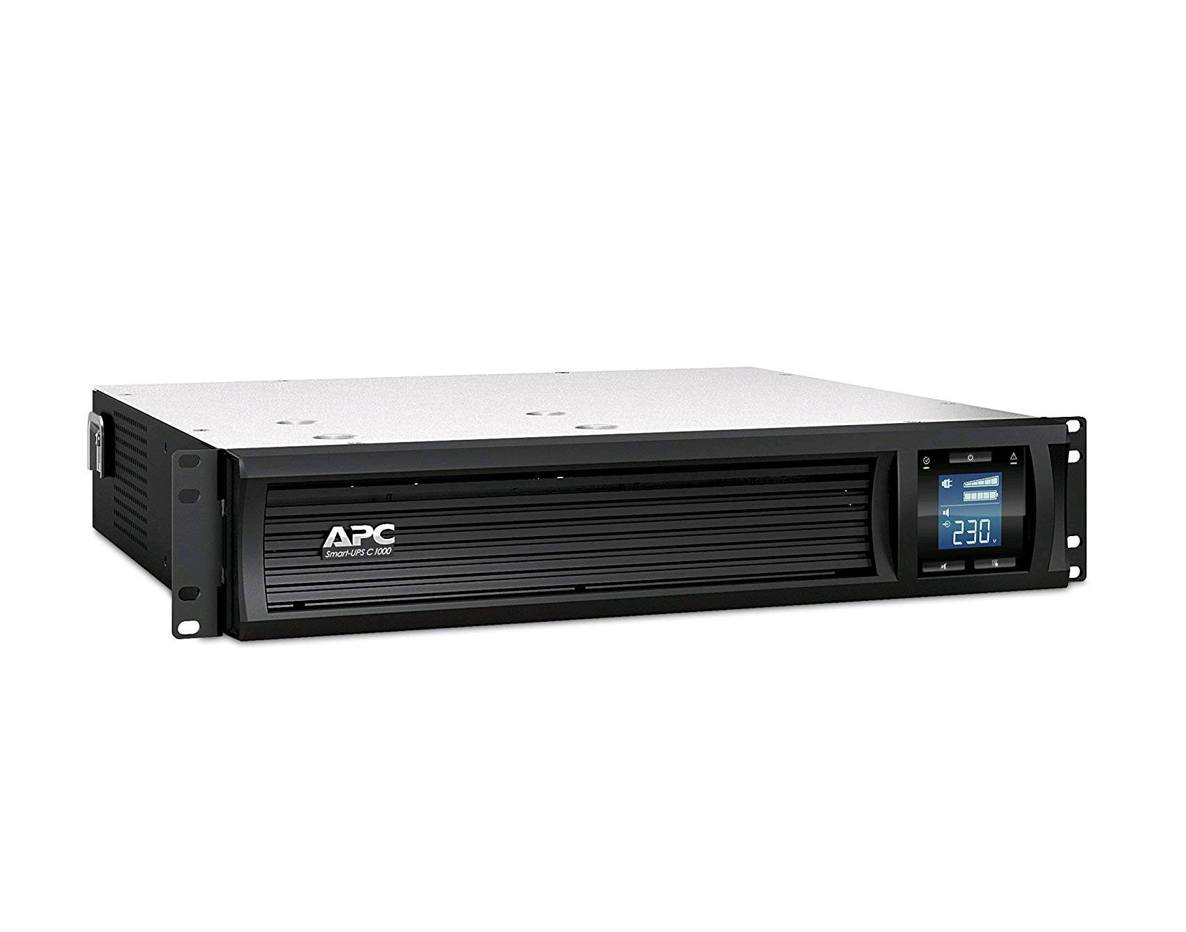 APC Smart-UPS C - UPS (montabile in rack) - 230 V c.a. V - 600 Watt - 1000 VA - USB, serial - connettori di uscita 4 - 2U - nero - con APC SmartConnect - per P/N: AR4018SPX432, AR4024SP, AR4024SPX429, AR4024SPX431, AR4024SPX432, NBWL0356A