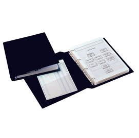 SEI ROTA SANREMO RACCOGLITORE 4 ANELLI A D DA 25MM IN COLPAN 420X300MM DORSO 4.5CM COL.NERO