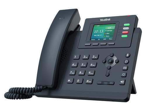 Yealink SIP-T33G - Telefono VoIP - 5 vie capacità di chiamata - SIP, SIP v2, SRTP - 4 linee - grigio classico