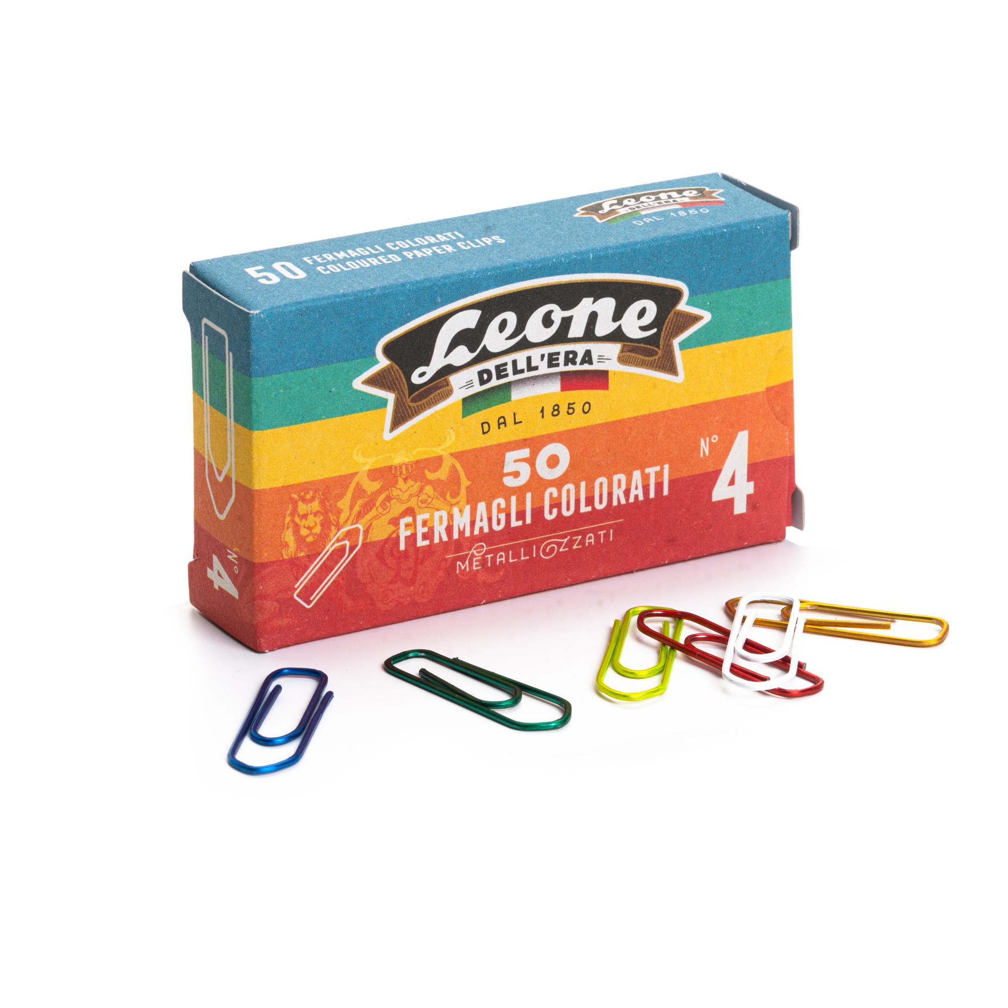 Leone Dell'Era FERMAGLI COLORATI METALLIZZATI N4