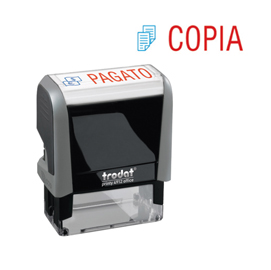 Timbro Printy 4912 Office Eco - autoinchiostrante - COPIA - 47 x 18 mm - nero - Trodat