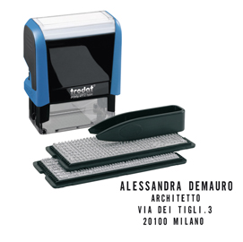 TRODAT PRINTY TYPO 4913 TIMBRO AUTOCOMPONIBILE AUTOINCHIOSTRANTE 5 RIGHE