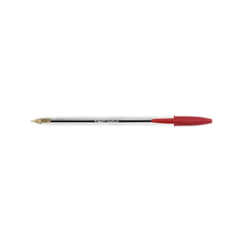 Penna a sfera Cristal  - punta media 1,0mm - rosso - Bic - conf. 50 pezzi