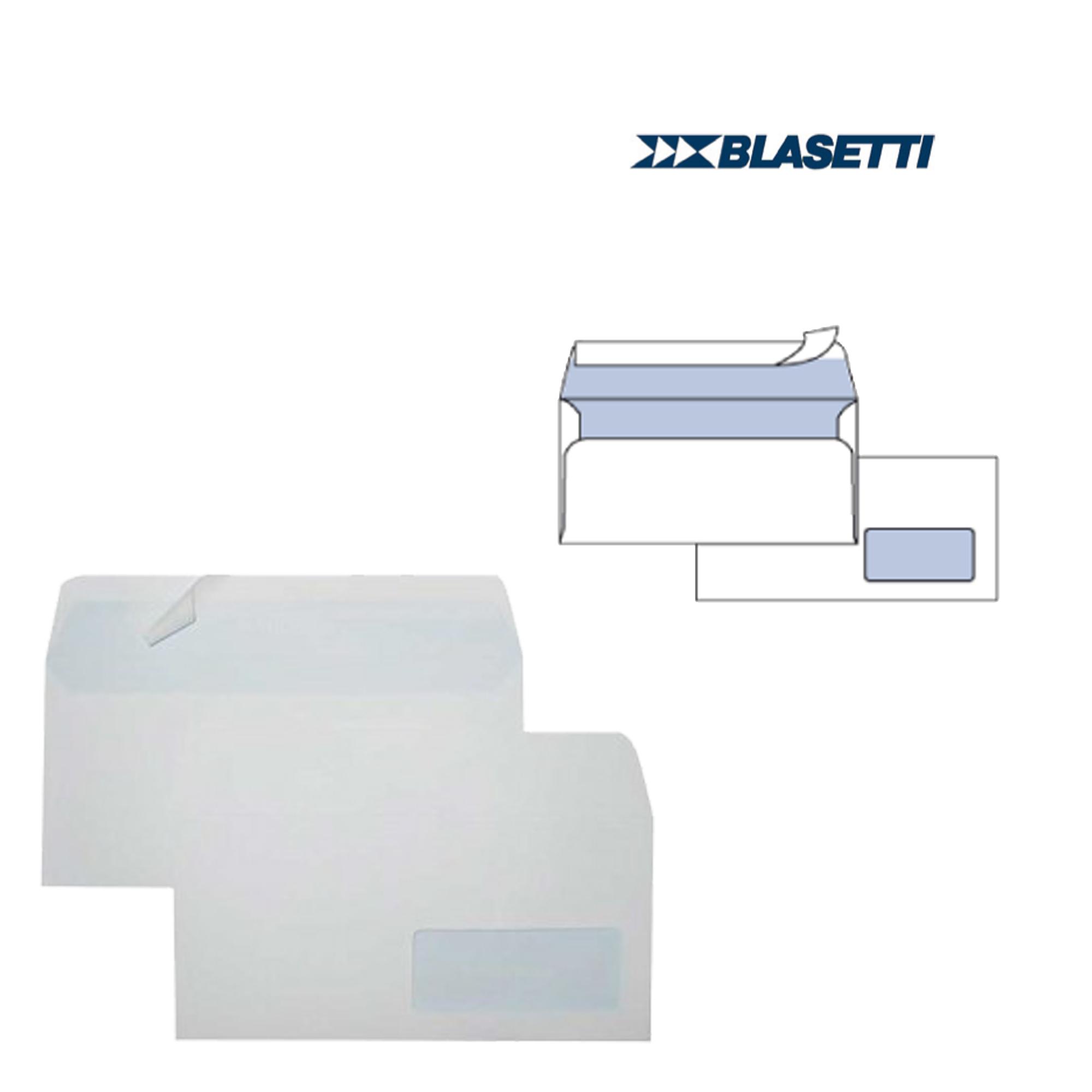BLASETTI BUSTE DI CARTA CON FINESTRA 110X230 mm …