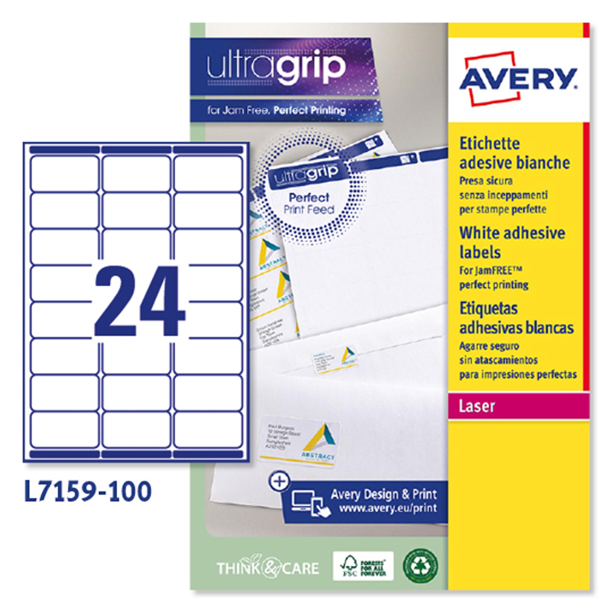 Etichette adesive L7159 - in carta - angoli …
