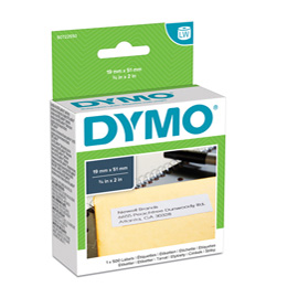 Rotolo 500 etichette LW 113550 - 19 x 51 mm -carta - multiuso - removibile - bianco - Dymo