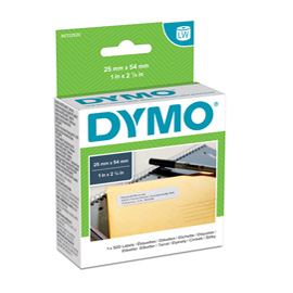 Rotolo 500 etichette LW 113520 - 25 x 54 mm - carta - indirizzi - bianco - Dymo