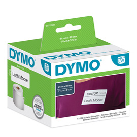 Rotolo 300 etichette LW 113560 - 41 x 89 mm - carta - badge - removibile - bianco - Dymo