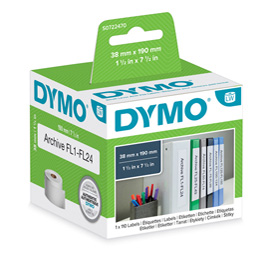 Rotolo 110 etichette LW 990180 - 38 x 190 mm - carta - registratore piccolo - bianco - Dymo