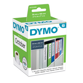 Rotolo 110 etichette LW 990190 - 59 x 190 mm - carta - registratore grande  - bianco - Dymo