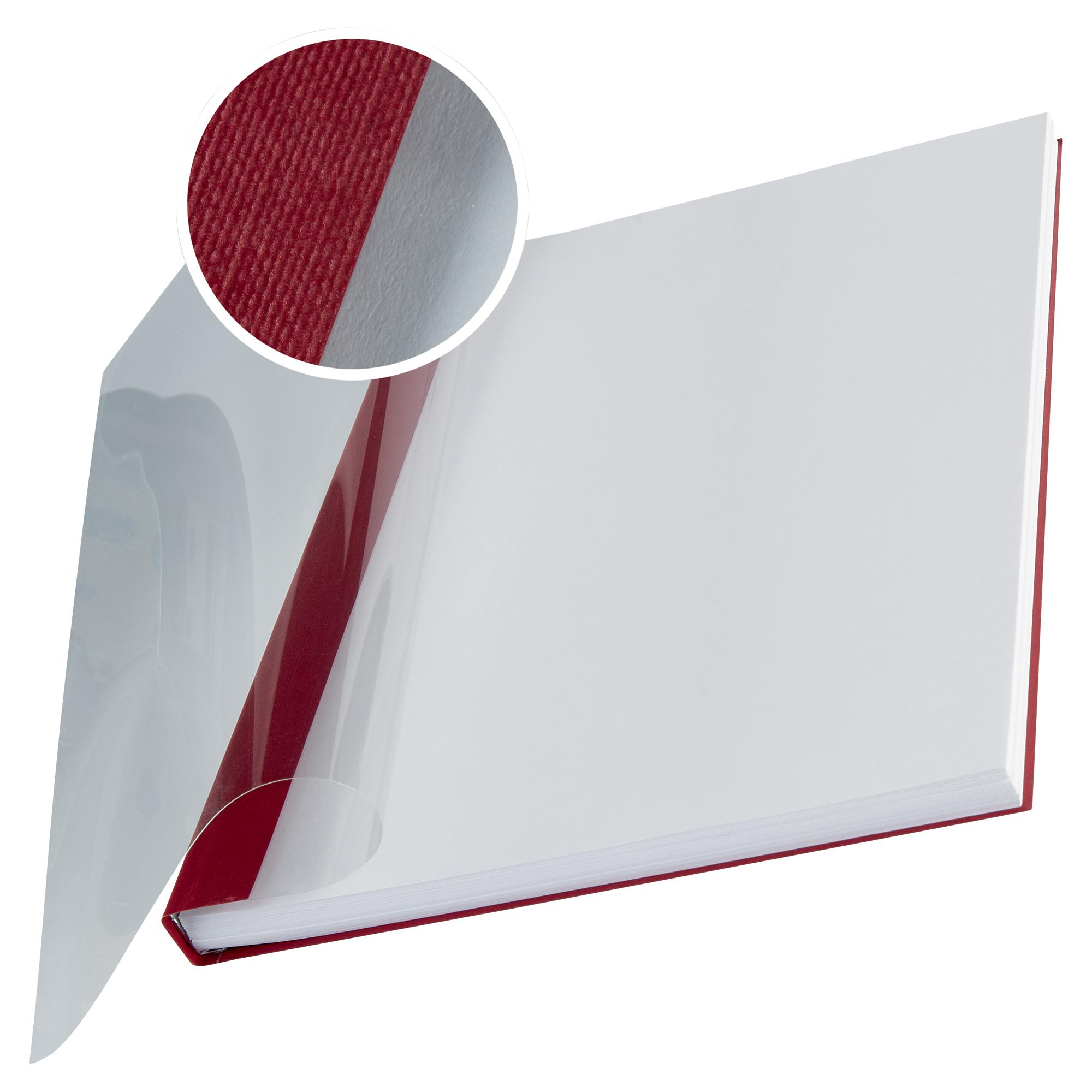 Leitz ImpressBIND - 14 mm - A4 (210 x 297 mm) - 140 fogli - bordeaux - copertina morbida