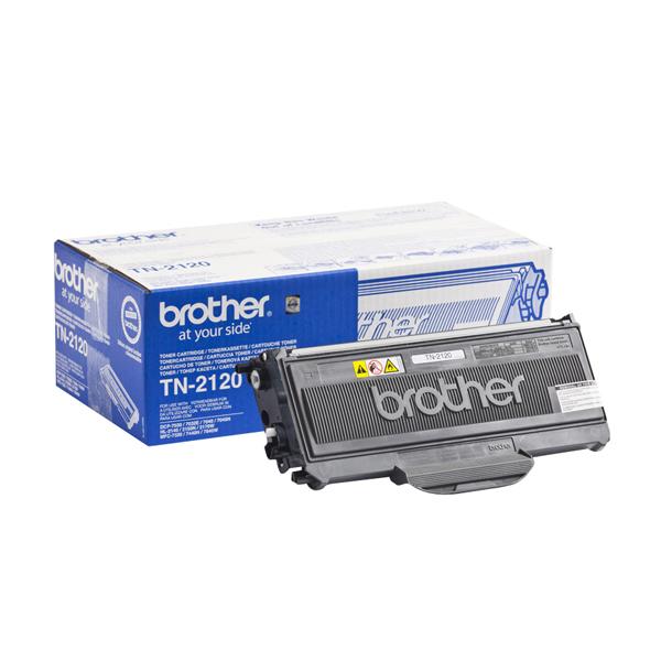 Brother TN2120 - Nero - originale - cartuccia toner - per Brother DCP-7030, 7040, 7045, HL-2140, 2150, 2170, MFC-7320, 7440, 7840; Justio DCP-7040