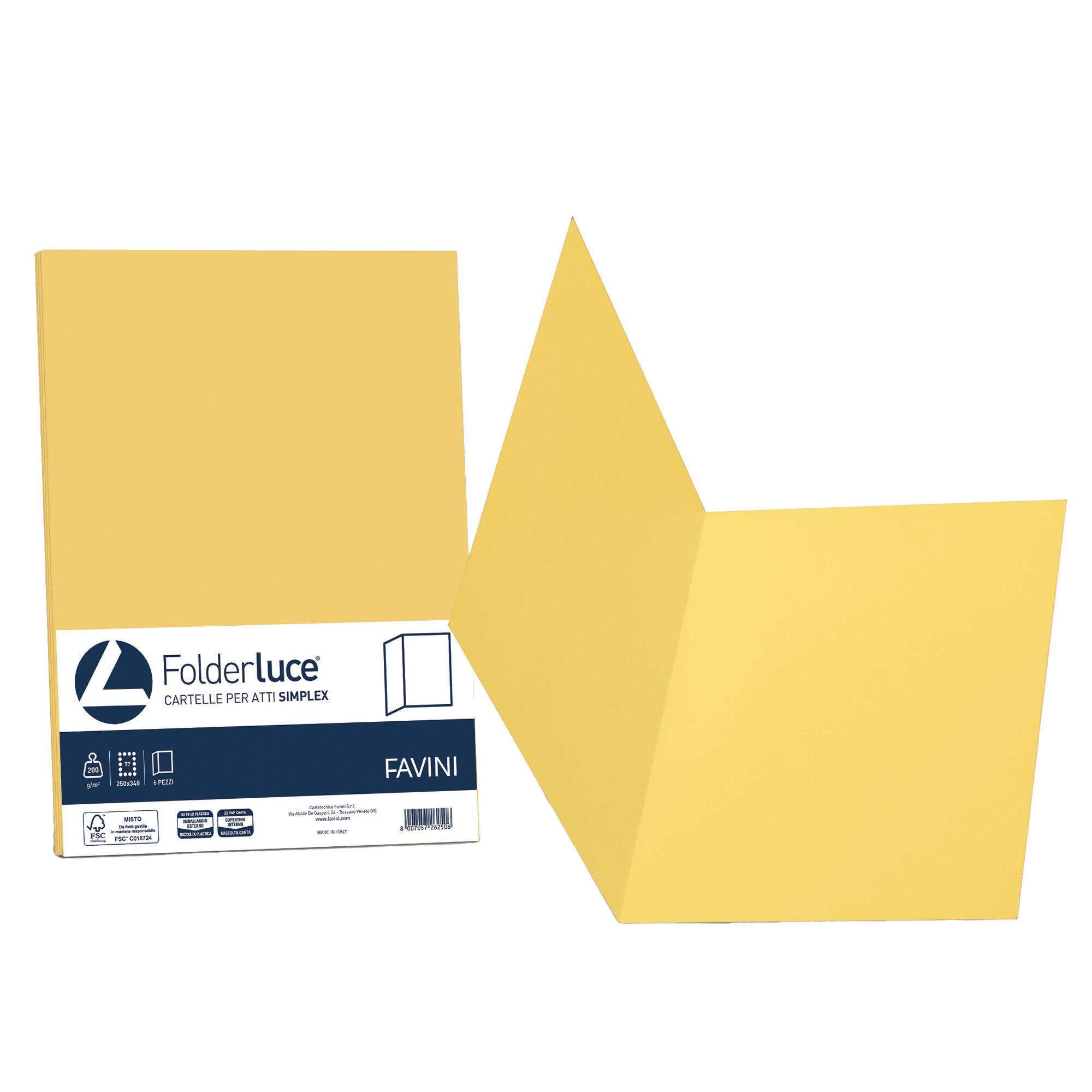 Cartellina semplice Luce - 200 gr - A4 …