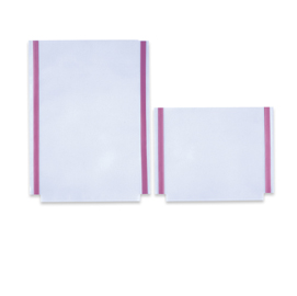 Tasche GS adesive con soffietto - PVC - 22 x 18 cm - trasparente - Sei Rota - conf. 10 pezzi