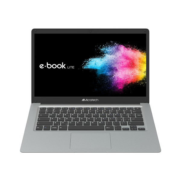 Microtech e-book Lite - Ultrabook - Intel Celeron N4020 / 1.1 GHz - Win 10 Pro Education - UHD Graphics 600 - 4 GB RAM - 64 GB eMMC - 14.1" IPS 1920 x 1080 (Full HD) - Wi-Fi 5 - grigio spazio - tast: italiana