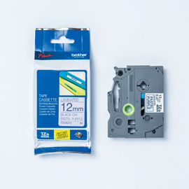 Brother - Nastro laminato pastello - Nero/Blu - …