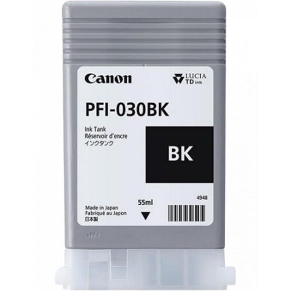 Canon PFI-030BK - 55 ml - nero - originale - serbatoio inchiostro - per imagePROGRAF TA-20, TA-20 MFP L24ei, TA-30, TA-30 MFP L36ei