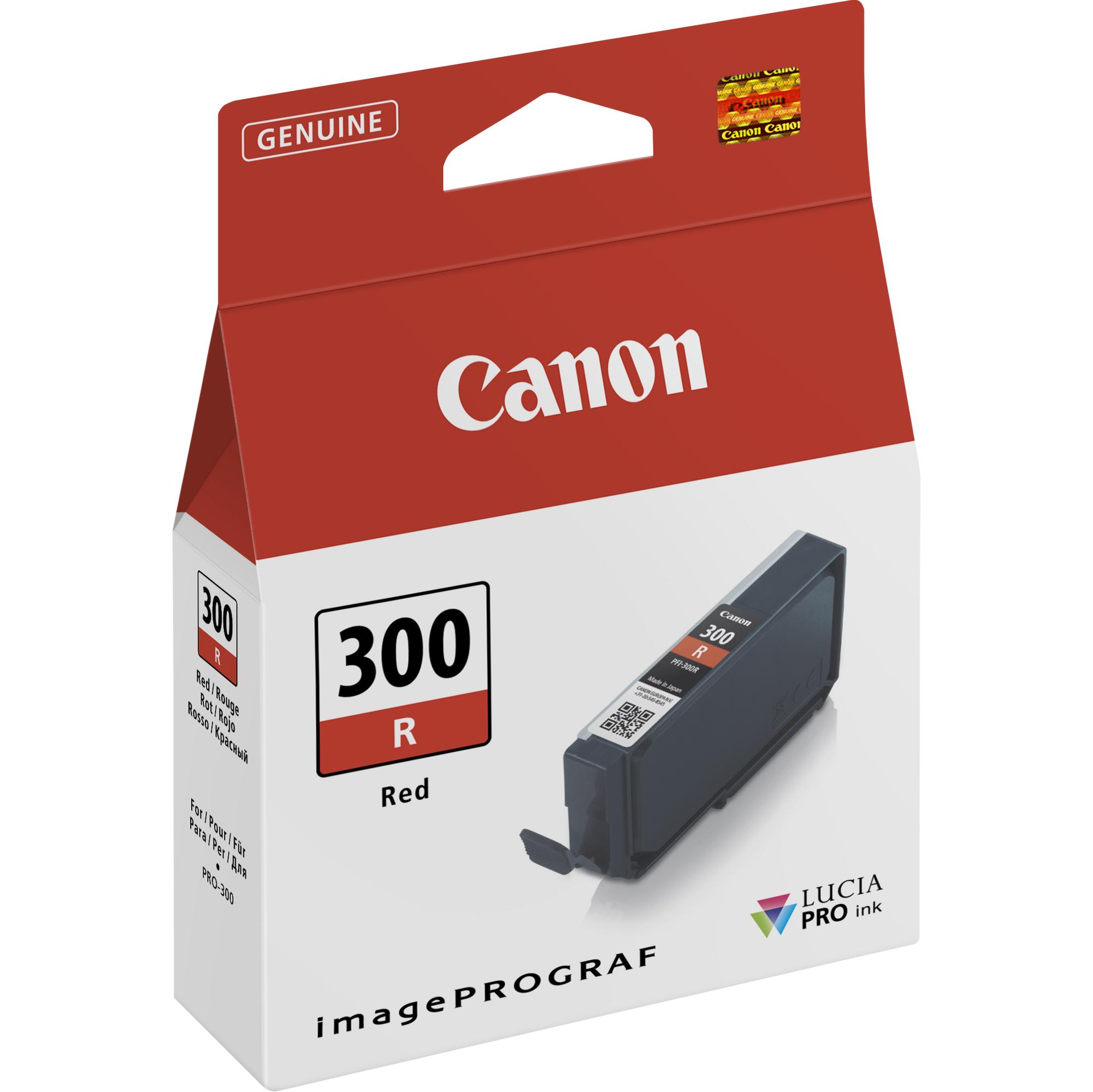 Canon PFI-300 R - Rosso - originale - serbatoio inchiostro - per imagePROGRAF PRO-300