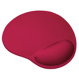 TRUST BIGFOOT TAPPETINO PER MOUSE CON POGGIAPOLSI IN GEL RED