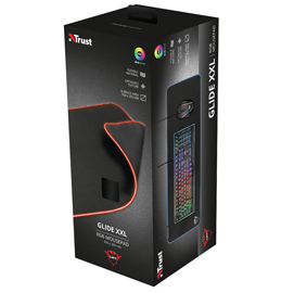 Trust GXT 764 Glide-Flex XXL - Tastiera e mouse pad illuminati