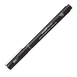 OSAMA PIN FINELINER MARCATORE A PENNA PUNTA AD AGO 0.9 mm NERO CONF 12 Pz.