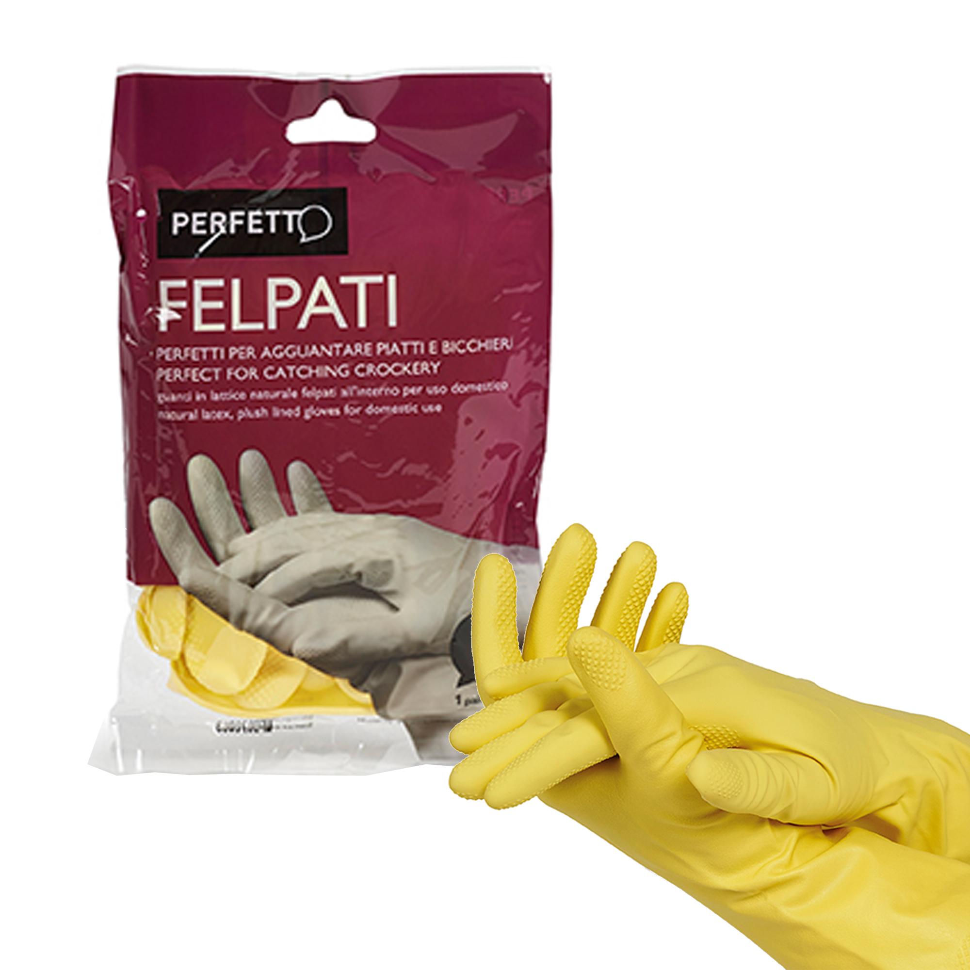 Guanti in lattice - felpati - taglia M/7 …